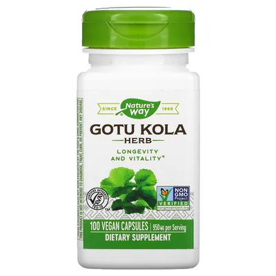 Готу Кола Nature's Way Gotu Kola Herb, 100 капсул