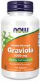 Гравиола NOW Graviola Double Strength 1000 мг, 90 таблеток