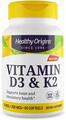 Витамин Д3 и К2 Healthy Origins Vitamin D3+K2, 60 капсул