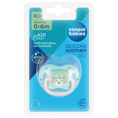 Пустушка силіконова Canpol Babies Exotic симетрична лама 34/920_lama, 0-6 місяців, 1 шт
