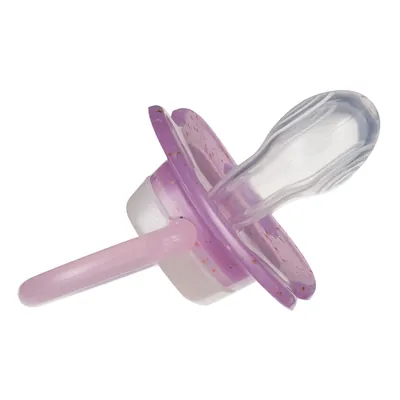 Пустушка силіконова Canpol Babies NightGlow симетрична 34/943_pin, 6-18 місяців, рожева, 2 шт