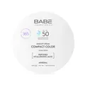 Крем-пудра Babe Laboratorios сонцезахисна мінеральна з пептидами SPF 50, 10 г