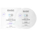 Крем-пудра Babe Laboratorios сонцезахисна мінеральна з пептидами SPF 50, 10 г