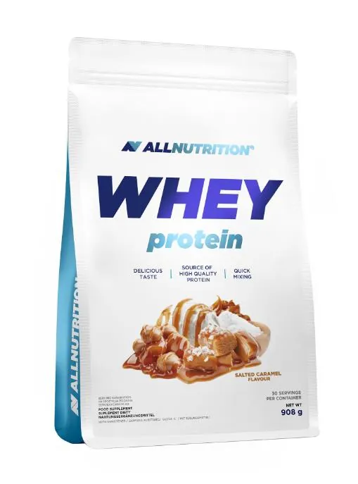 Протеїн сироватковий концентрат Allnutrition Whey Protein солона карамель, 908 г