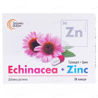Arinco-houseです Ехінацея + Цинк Здравофарм: інструкція + ціна від 115 грн в