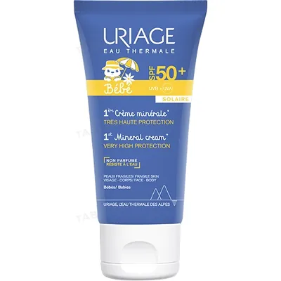 Крем сонцезахисний Uriage Bebe 1st SPF50+ Mineral Cream мінеральний дитячий, 50 мл