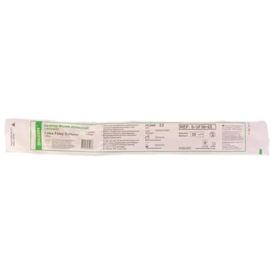 Катетер урологічний Medicare Latex Foley Catheter 3-Way тип Фолея латексний 22 Fr, 3-ходовий, 1 штука
