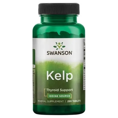 Ламинария Swanson Kelp Iodine Source таблетки по 225 мкг №250