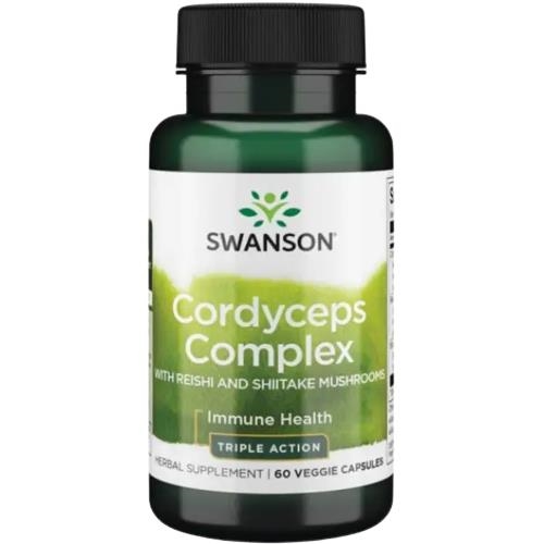 Грибы Комплекс Swanson Cordyceps Complex капсулы по 600 мг №60