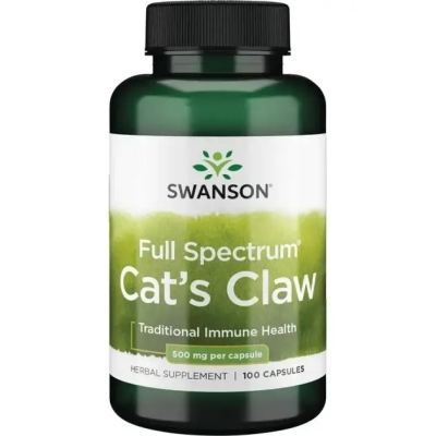 Кошачий коготь Swanson Cat's Claw капсулы по 500 мг №100