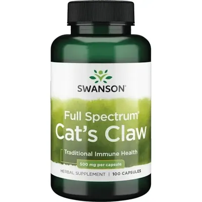Котячий кіготь Swanson Cat's Claw капсули по 500 мг №100
