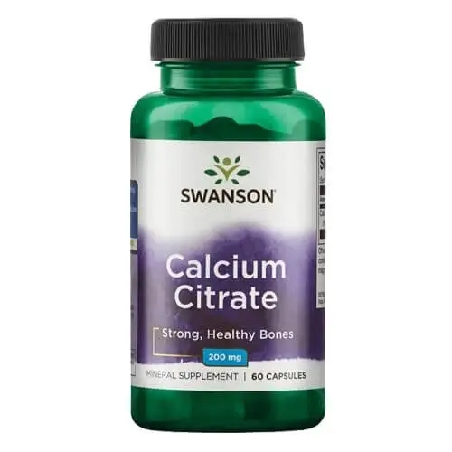 Кальций цитрат Swanson Calcium Citrate капсулы по 200 мг №60