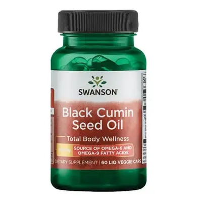 Черный тмин семена Swanson Black Cumin Seed Oil капсулы по 500 мг №60