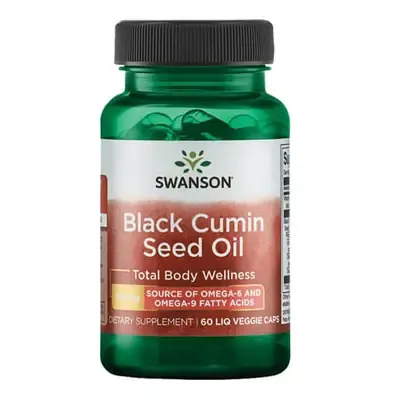 Чорний кмин насіння Swanson Black Cumin Seed Oil капсули по 500 мг №60