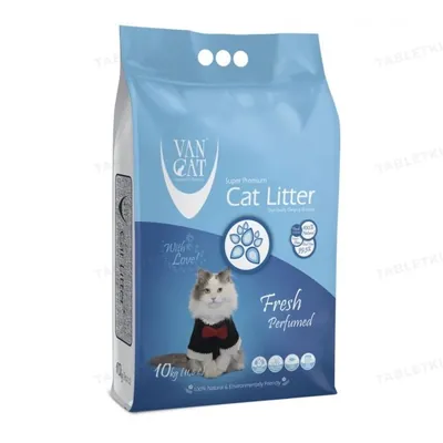 Наповнювач для котячого туалету VanCat Fresh бентонітовий комкуючий, 10 кг (12 л)