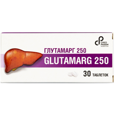Глутамарг 250 таблетки №30
