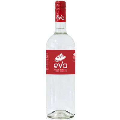 Вода минеральная Acqua Eva Classic газированная вода горная, стеклянная бутылка, 0,75 л