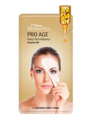 Маска тканинна для обличчя 7th Heaven Renew You Pro Age, 20 г
