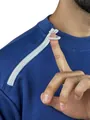 Світшот адаптивний з блискавкою на комірі Plus Plus 11676894-22 колір синій, розмір L