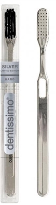 Зубная щетка Dentissimo Hard Silver жесткая, 1 штука