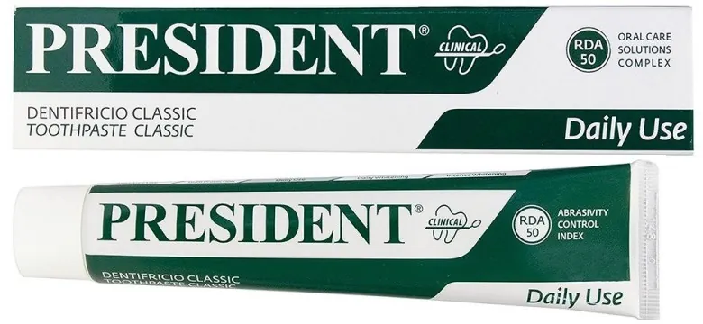 Зубна паста President Clinical Classic, 75 мл