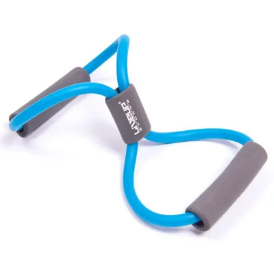 Еспандер-вісімка LiveUp Soft Expander LS3202-Hb, синій, H (13 кг)