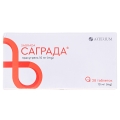 Саграда таблетки, п/плен. обол. по 10 мг №28 (14х2)