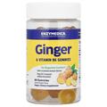 Имбирь и витамин B6 Enzymedica Ginger & Vitamin B6, вкус лимона и имбиря, 60 жевательных таблеток