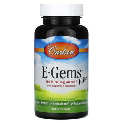 Вітамін Е Carlson Labs Vitamin E 400 МО, 60 капсул