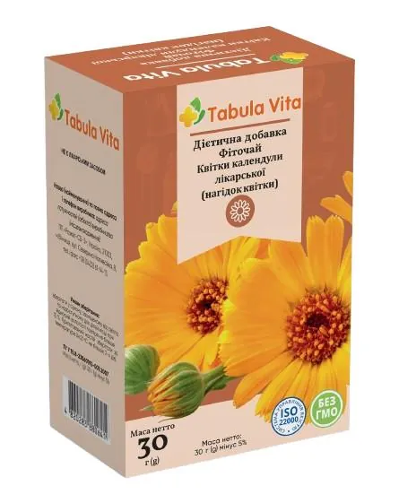 Фіточай Tabula Vita календули квіти, 30 г