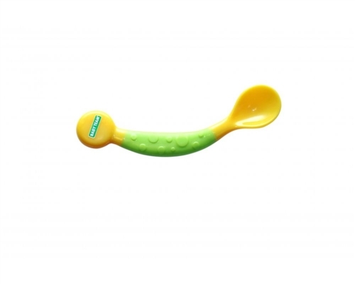 Ложечка Baby Team 6103 для кормления круглой формы, с гибкой ручкой, 1 шт