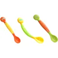 Ложечка Baby Team 6103 для годування круглої форми, з гнучкою ручкою, 1 шт