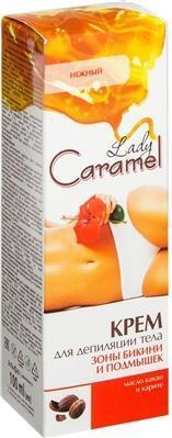 Крем Lady Caramel для депиляции зоны бикини и подмышек, 100 мл