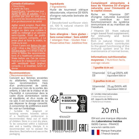 Витал-D3 Ineldea Vital-D3 капли по 20 мл во флаке.