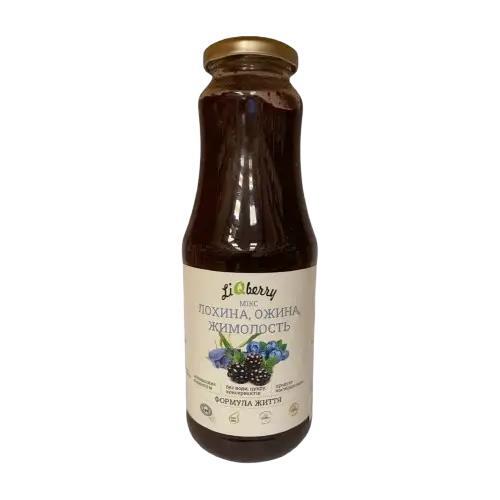 Паста LiQberry МИКС голубика, ежевика, жимолость, 1000 мл