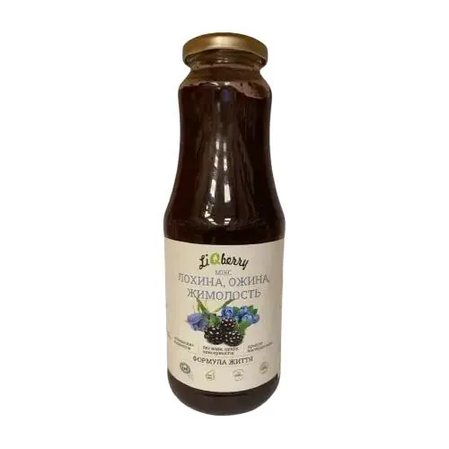 Паста LiQberry Мікс лохина, ожина, жимолость, 1000 мл
