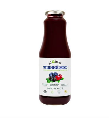 Паста LiQberry Ягодный микс черника, брусника, смородина, 1000 мл