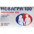 Новагра 100 таблетки, в/плів. обол. по 100 мг №2