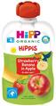 Пюре фруктовое HiPP Hippis Яблуко-Клубника-Банан с 4 месяцев, 100 г
