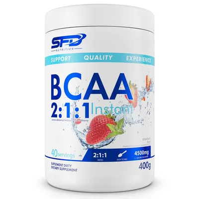 Амінокислоти Allnutrition BCAA 2:1:1 Instant полуниця, 400 г
