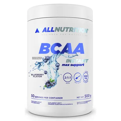Амінокислоти Allnutrition BCAA Max Support Instant чорниця, 500 г