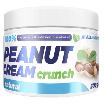 Арахісова паста Allnutrition Peanut Cream crunch, 500 г