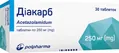 Діакарб таблетки по 250 мг №30 (10х3)