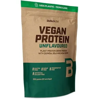 Протеїн рослинний змішаний Biotech Vegan Protein, без смаку, 500 г