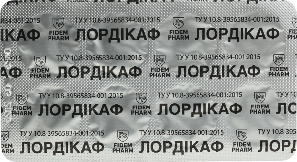 Лордикаф Fidem Pharm леденцы со вкусом мята-эвкалипт  №16
