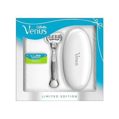 Набор Бритва Venus Extra Smooth Platinum + 2 Кассеты + Дорожный футляр