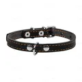 Нашийник Collar 01331 одинарний, чорний, 20 мм/32-40 см