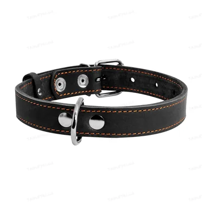 Нашийник Collar 02736 одинарний, ширина 35 мм, довжина 47-62 см, коричневий