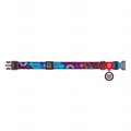 Нашийник Collar WAUDOG Nylon з QR-паспортом, малюнок Літо, пластиковий фастекс, ширина 15 мм довжина 23-35 см