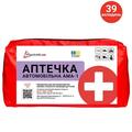 Аптечка медицинская автомобильная Poputchik АМА-1 (02-076-М), мягкий футляр